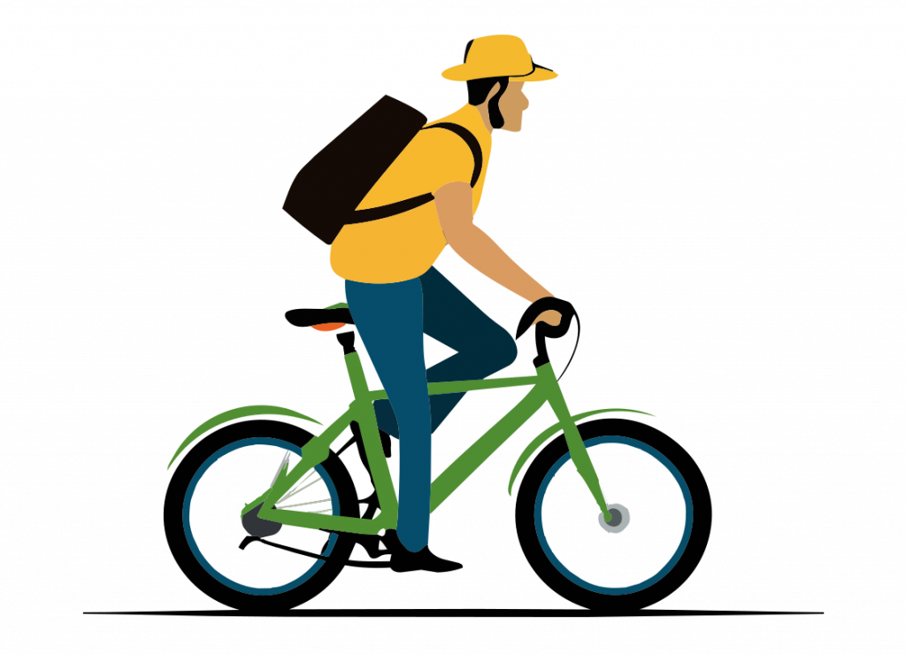 illustrazione ciclovie